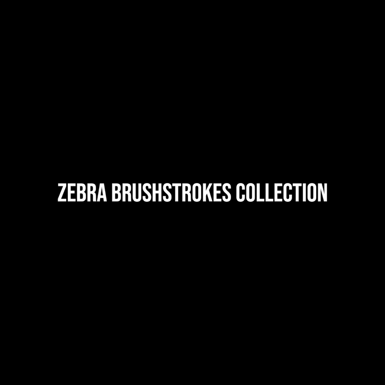 Zebra Brushstrokes Collection