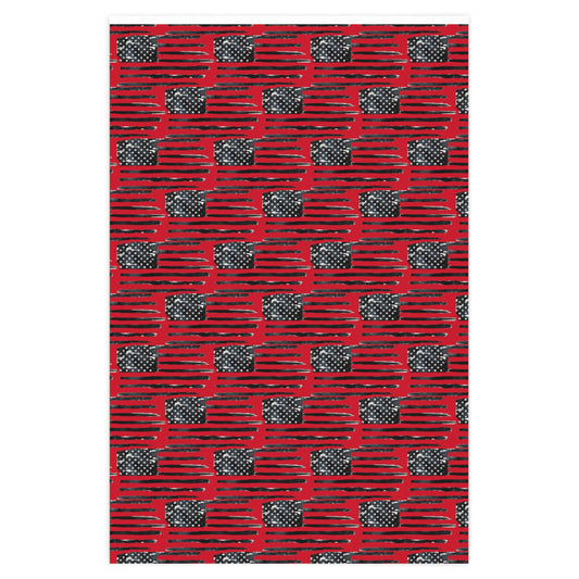 ‘Mercia on Red background Premium Wrapping Paper