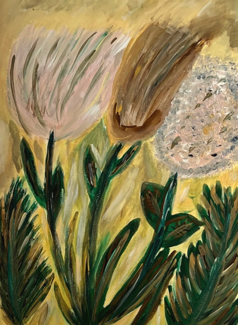 Flowers in the Breeze  Original  Fine Artwork by Deanna Caroon