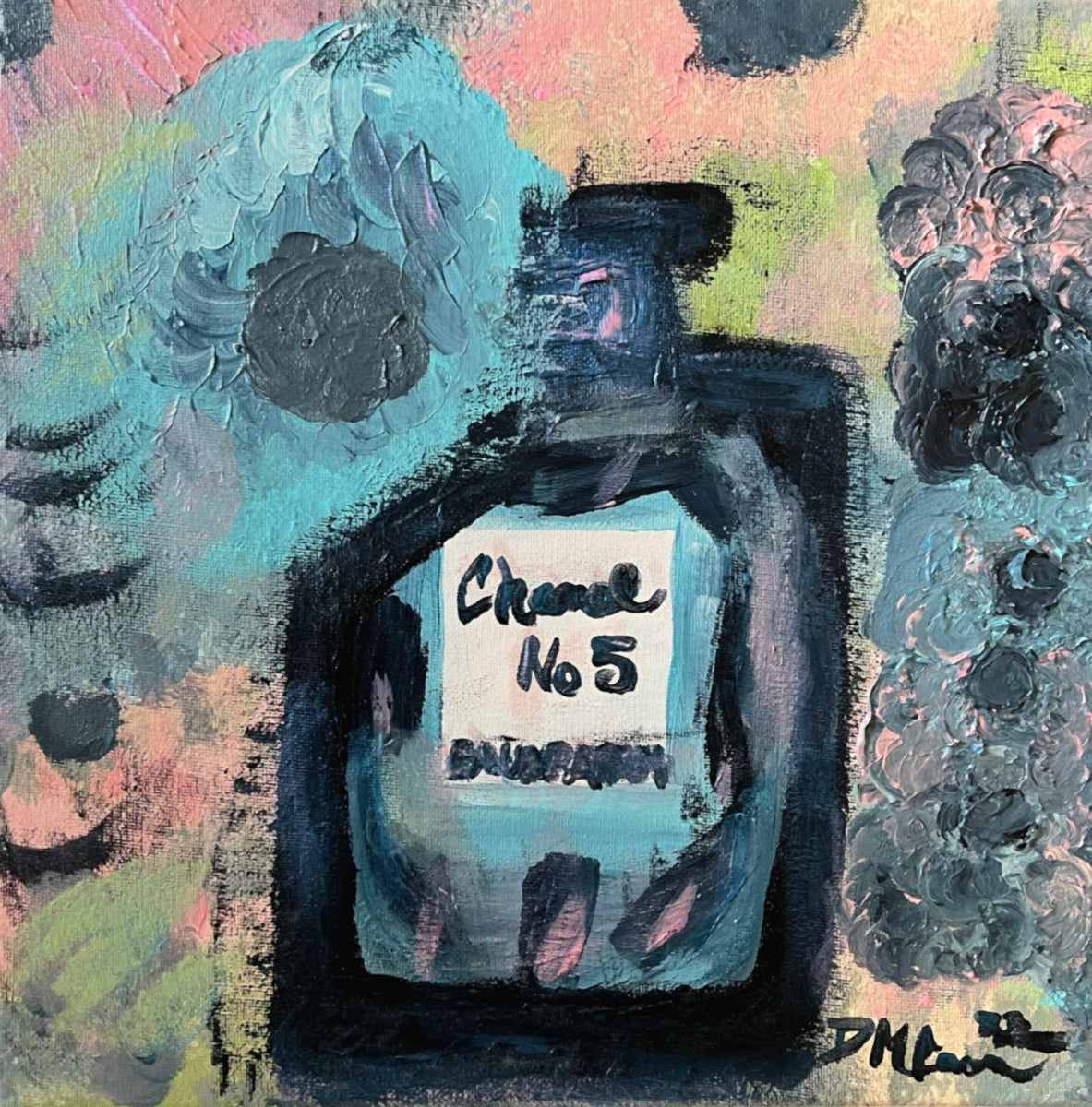 “Taylor’s Chanel No 5 Abstract” Fine Art by Deanna Caroon