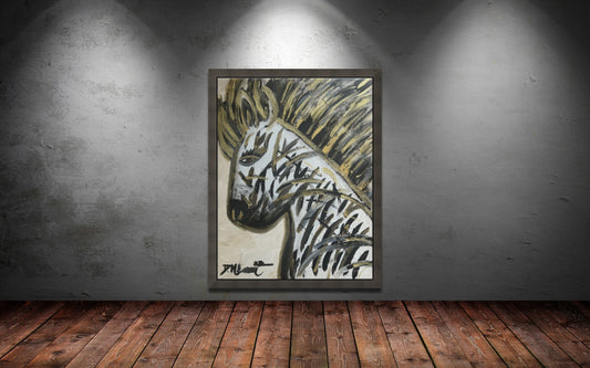 Invisible No More The Mighty Zebra Fine art by Deanna Caroon