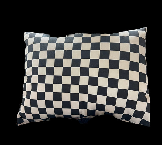 The Golden Leaf Diamond/Checkered Accent Pillow