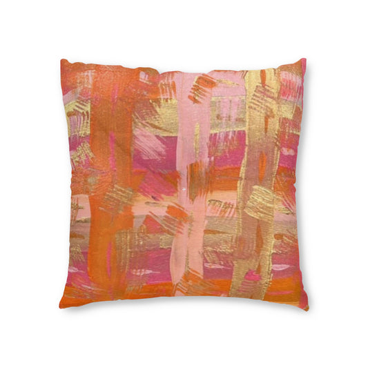 "Brushstrokes of Tennessee" Tufted Floor Pillow, Square