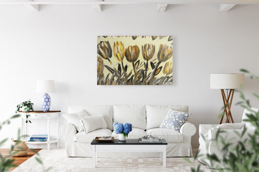 The Golden Tulips 2  Original Fine Art by Deanna Caroon