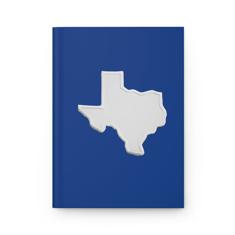 Texas Blue and White Hardcover Journal Matte