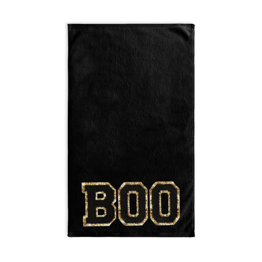 Black Boo Hand Towel