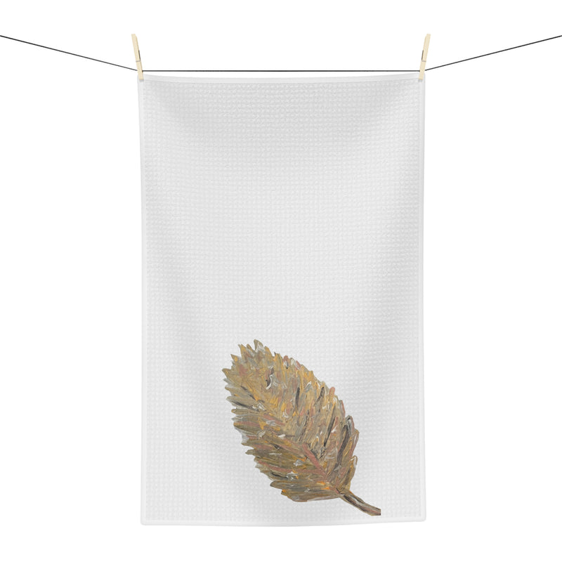 The Golden Leaf Soft Tea Towel
