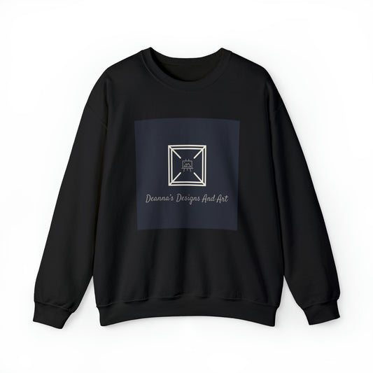 Deanna's Designs and Art Logo Sweatshirt à col ras du cou unisexe Heavy Blend™