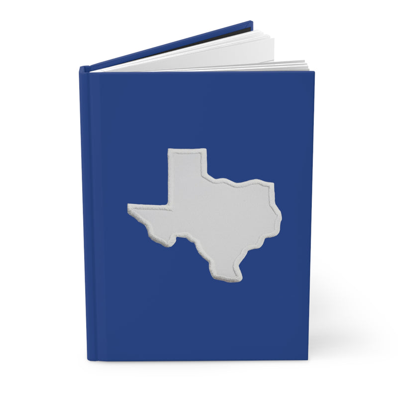 Texas Blue and White Hardcover Journal Matte
