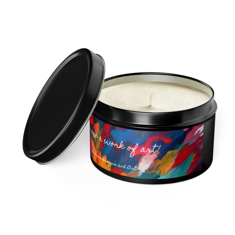 Copy of Just Breathe Tin Candles