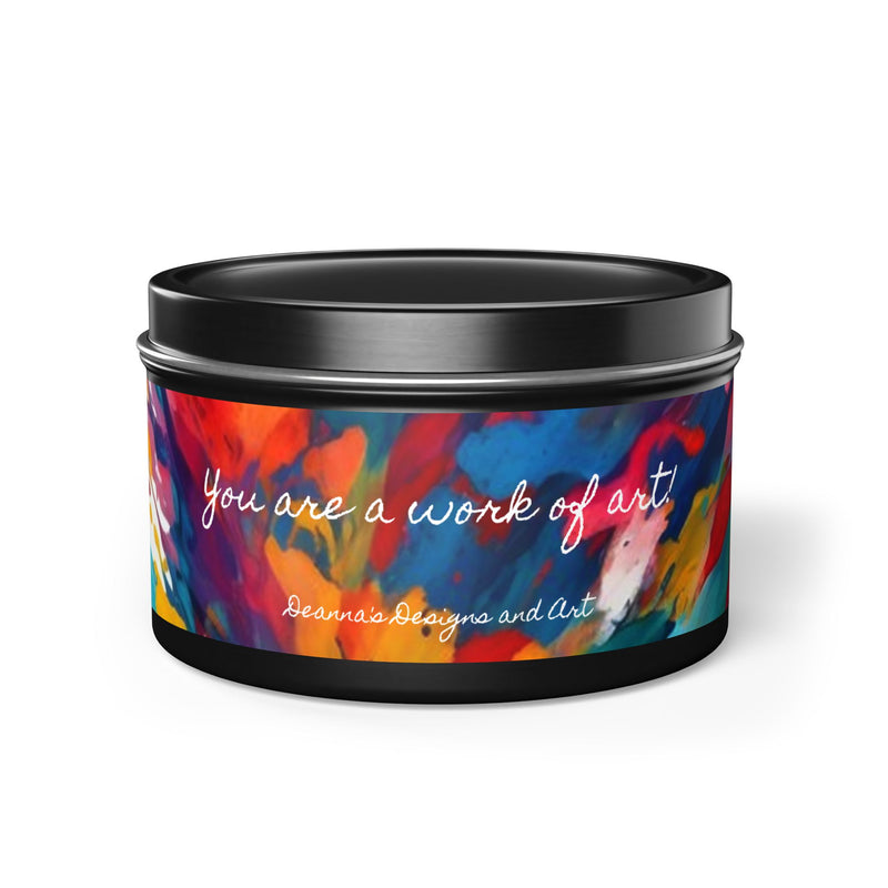 Copy of Just Breathe Tin Candles