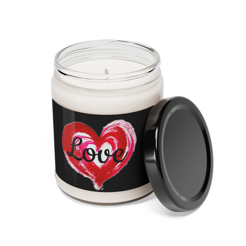 Bougie de soja parfumée Love 1, 9 oz