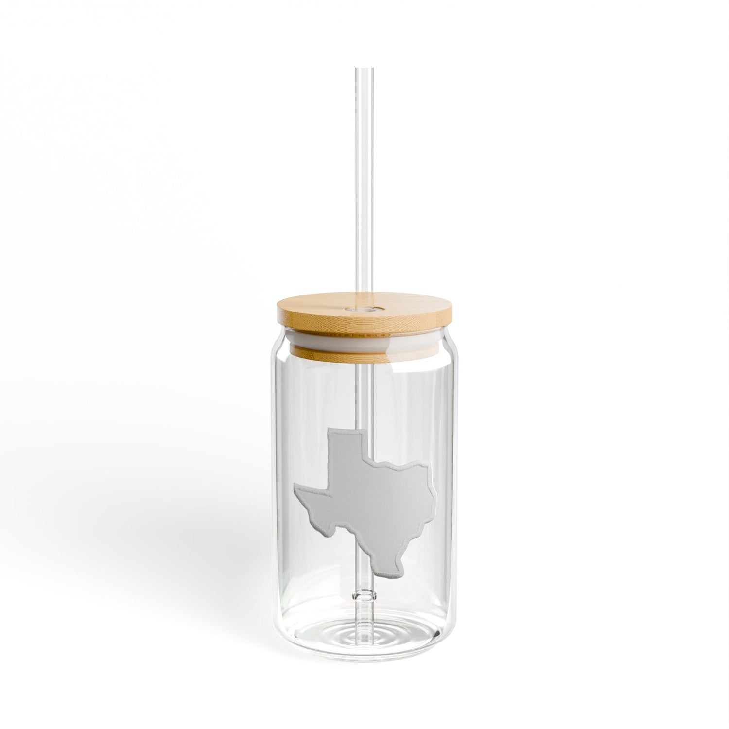 White Texas Sipper Glass, 16oz