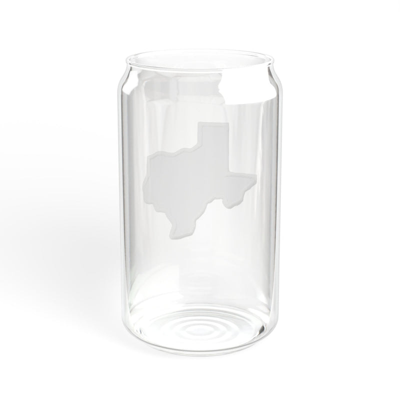 White Texas Sipper Glass, 16oz