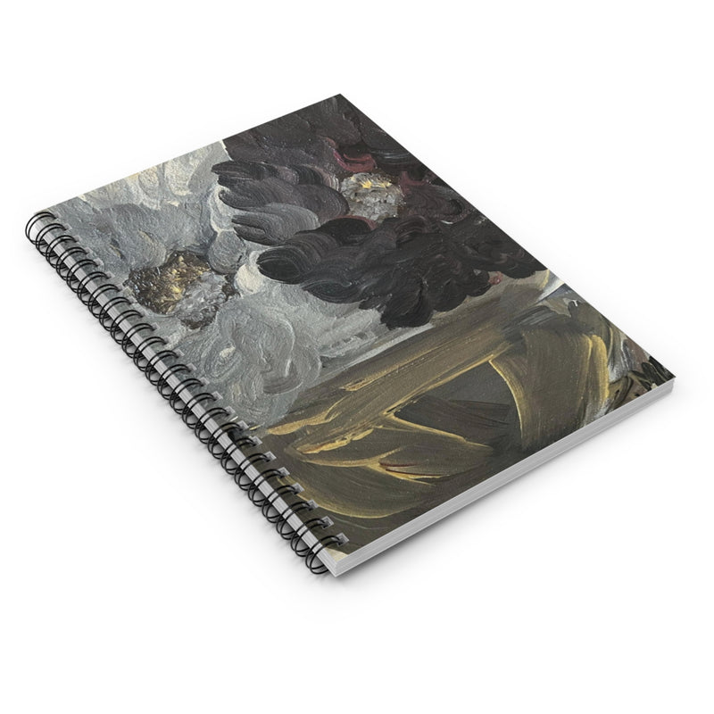 The Healing Peonies Spiral Notebook - Ruled Line