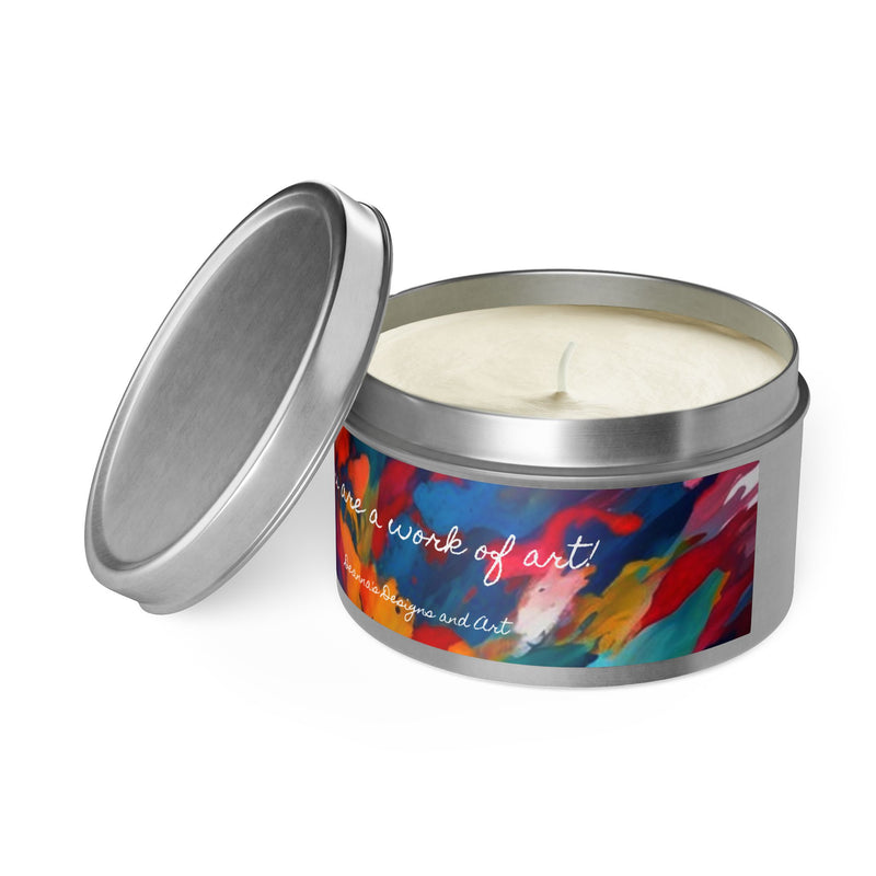 Copy of Just Breathe Tin Candles