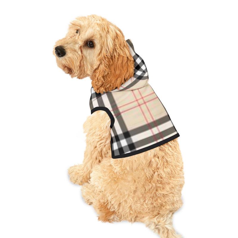 The Classic - Tan Plaid Pet Hoodie