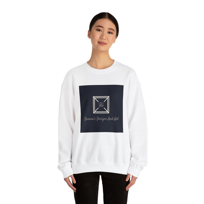 Deanna's Designs and Art Logo Unisex Heavy Blend™ Crewneck Sweatshirt