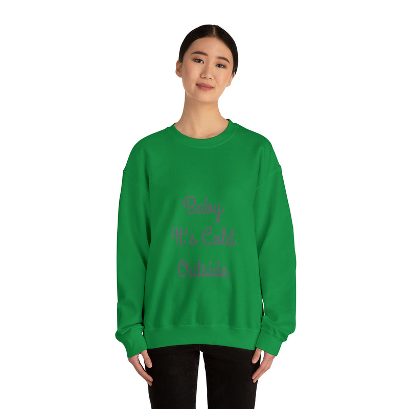 Baby It's Cold Outside Sweat-shirt unisexe à col rond Heavy Blend™
