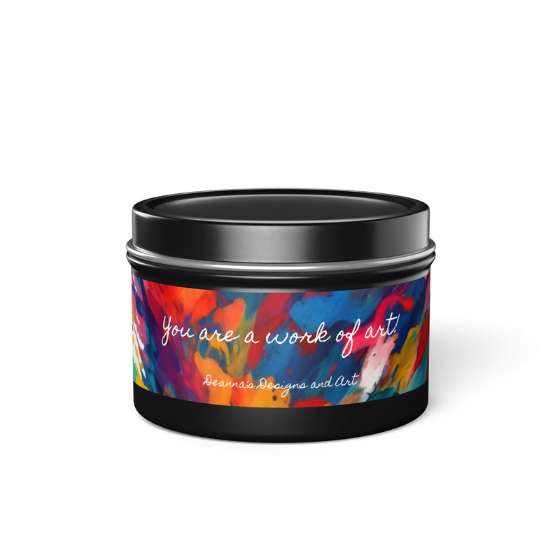 Copy of Just Breathe Tin Candles