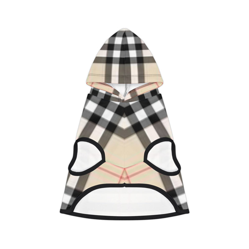 The Classic - Tan Plaid Pet Hoodie