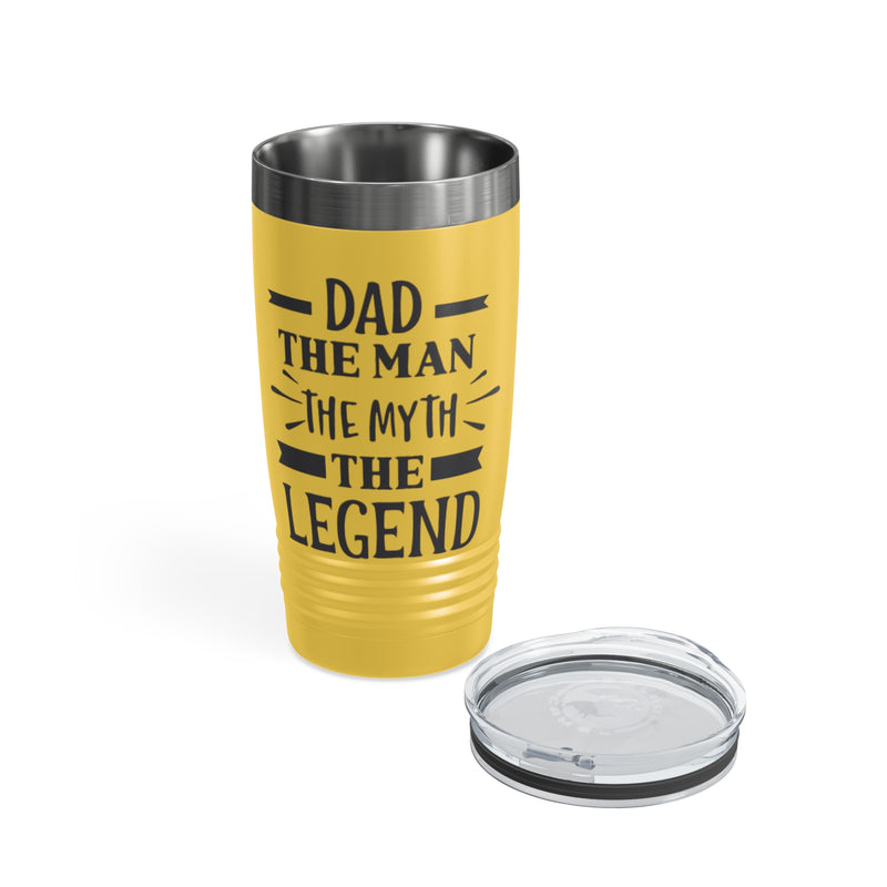 Dad The Man The Myth The Legend Ringneck Tumbler, 20oz