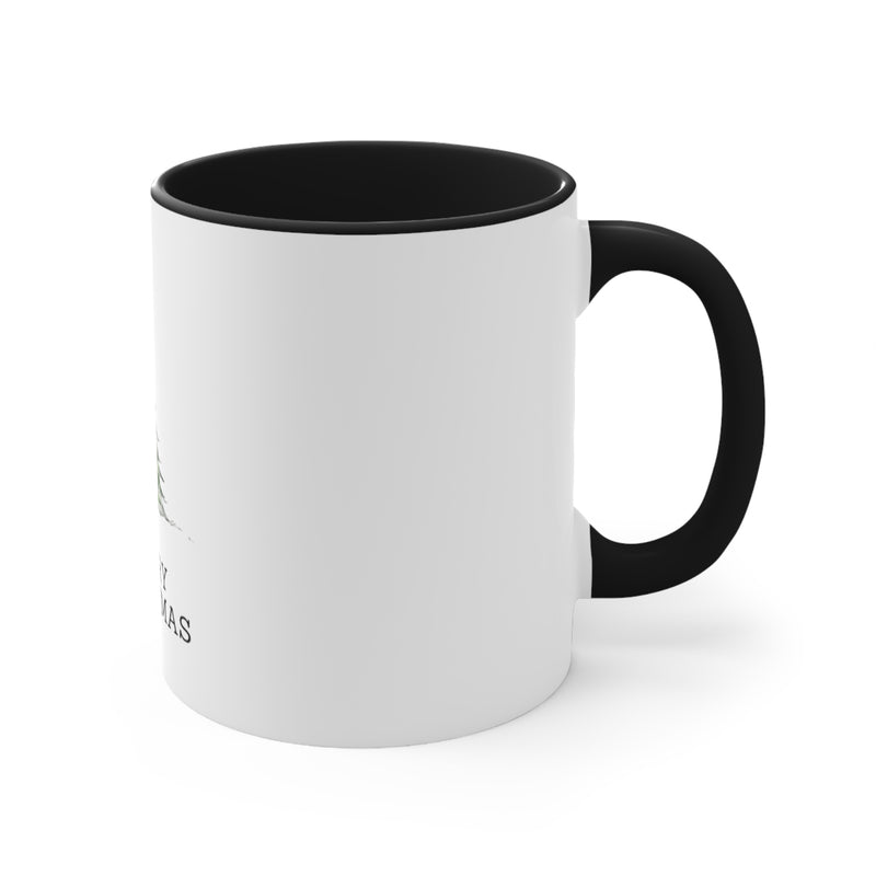 Merry Christmas Mug Accent Coffee Mug, 11oz
