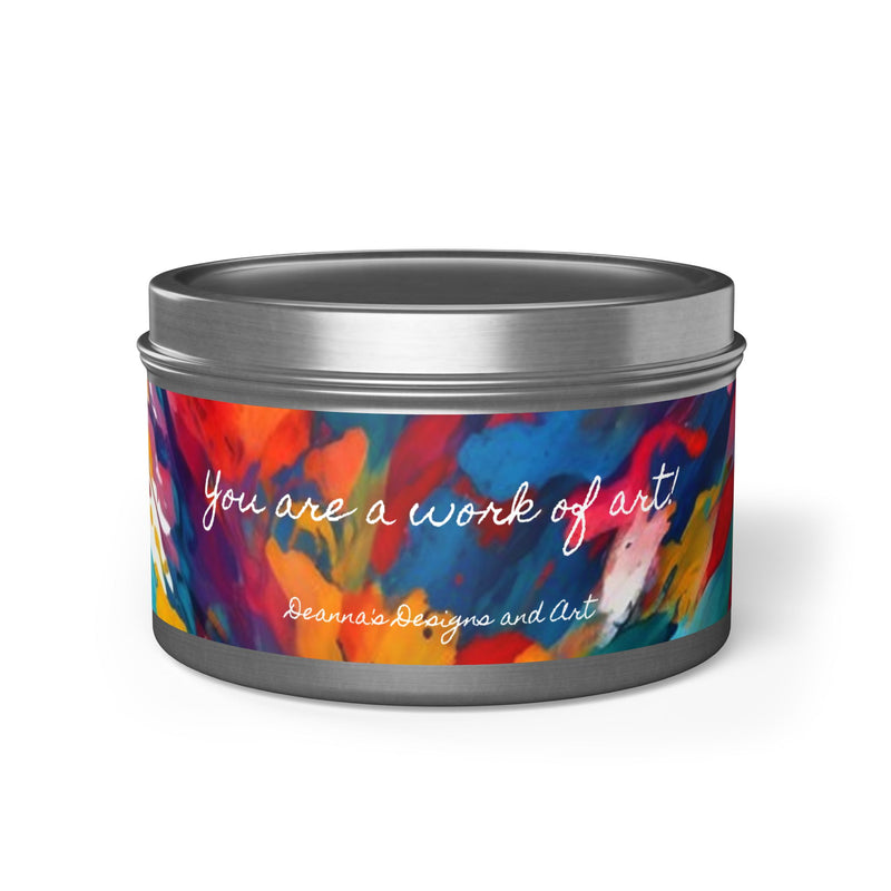 Copy of Just Breathe Tin Candles