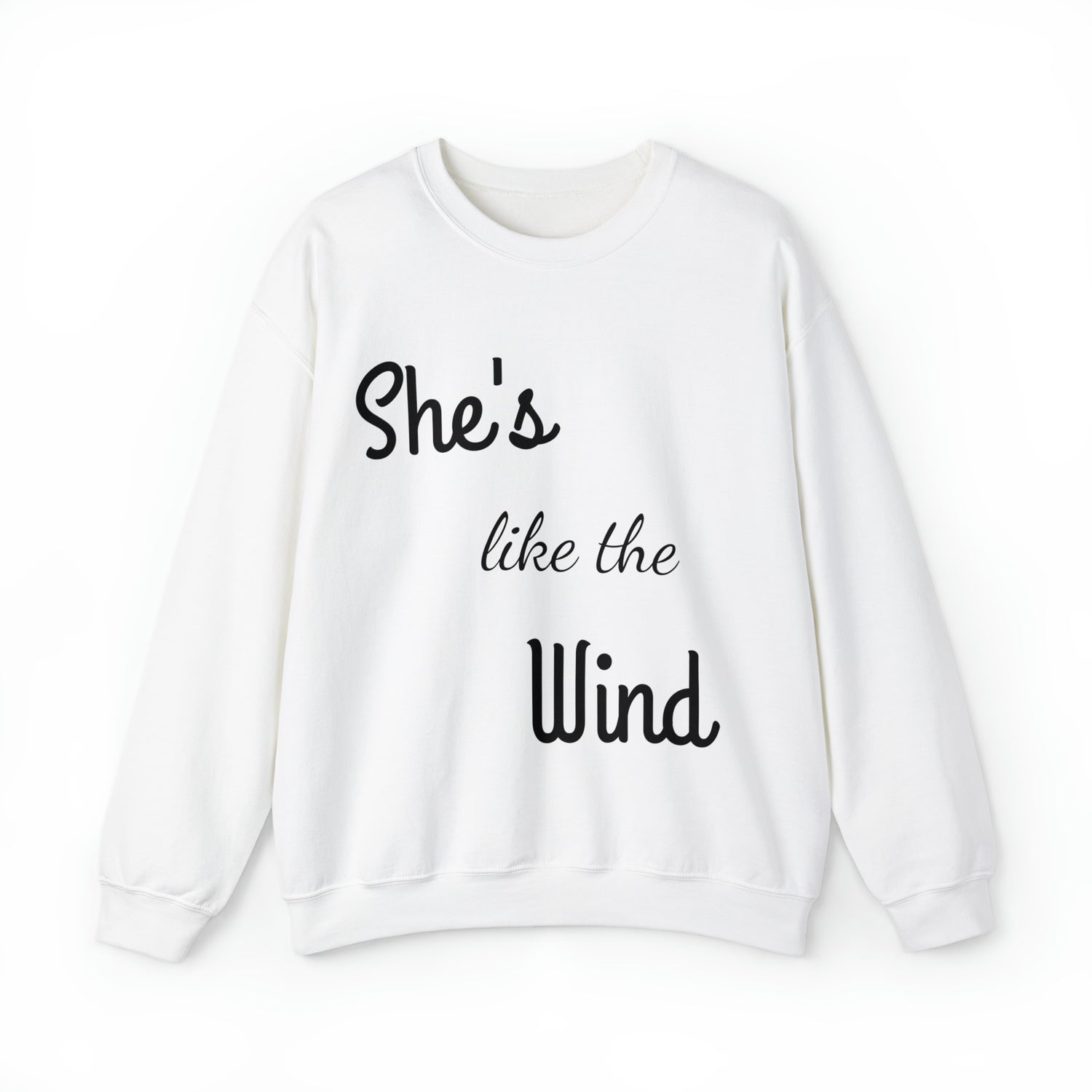 She's Like The Wind -1 Sweat-shirt unisexe à col rond Heavy Blend™