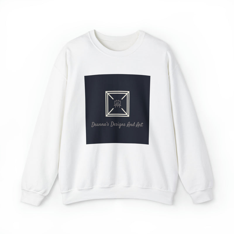 Deanna's Designs and Art Logo Unisex Heavy Blend™ Crewneck Sweatshirt