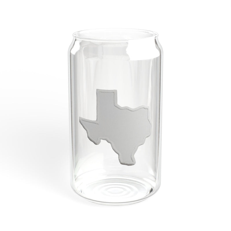 White Texas Sipper Glass, 16oz