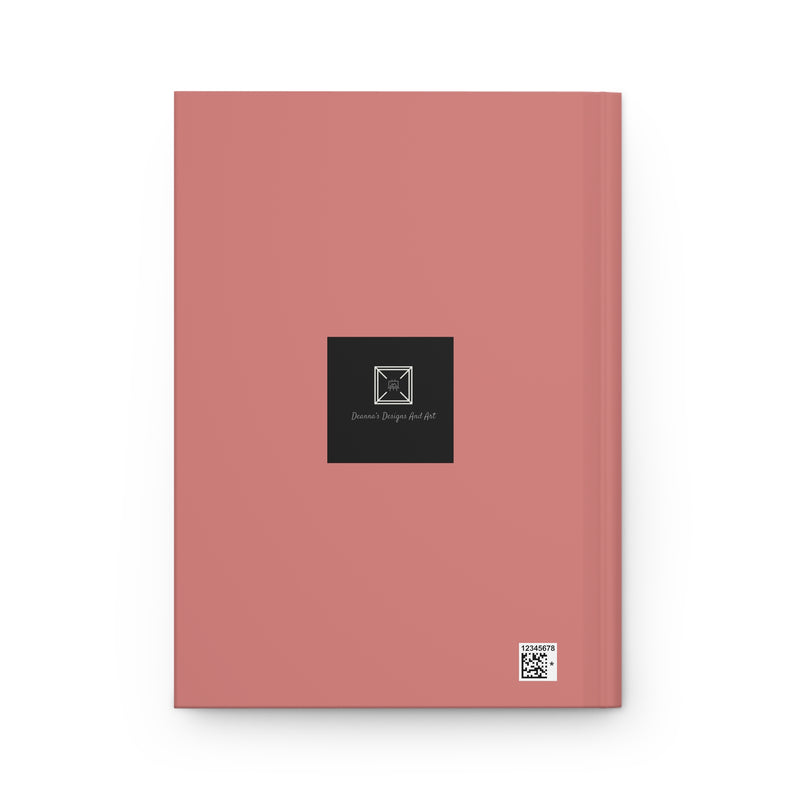 Texas Pink and White Hardcover Journal Matte