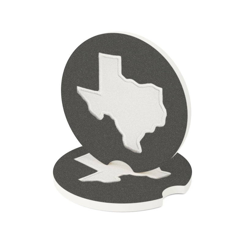 Texas Black Soapstone Car Coaster