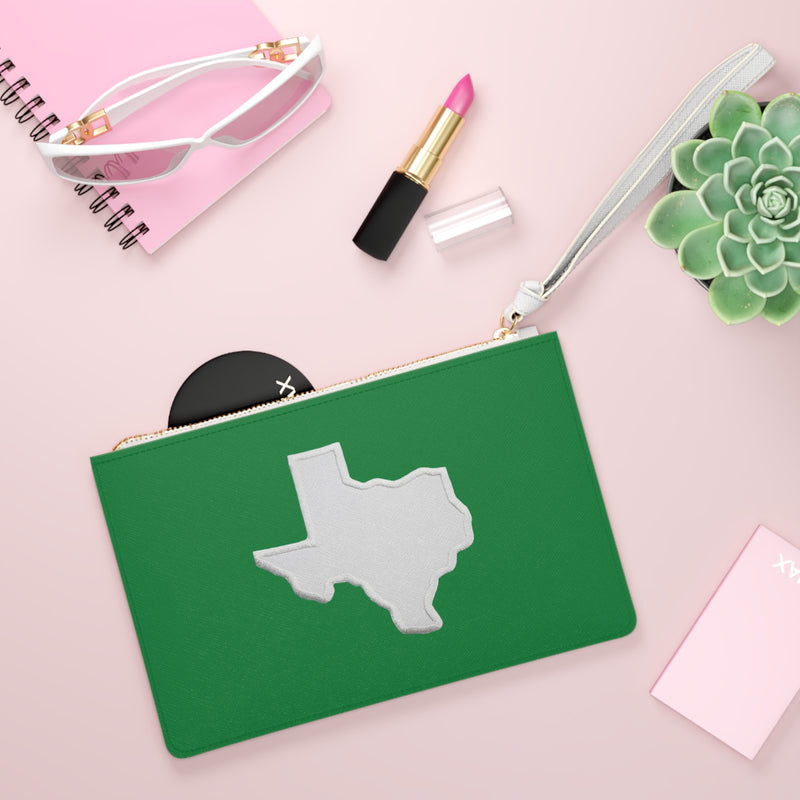 Mean Green Texas Clutch Bag