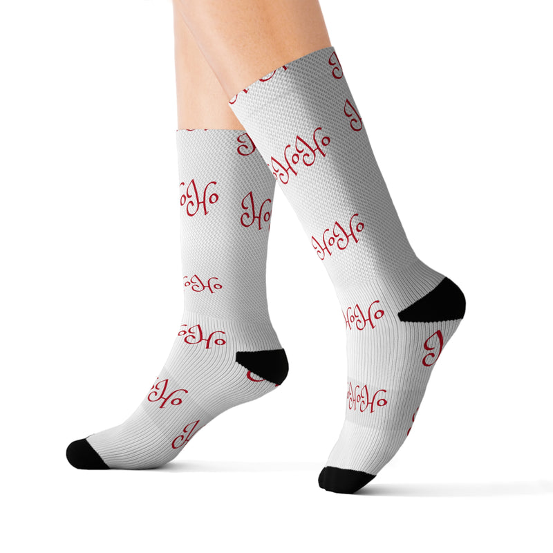 Ho Ho Ho Sublimation Socks