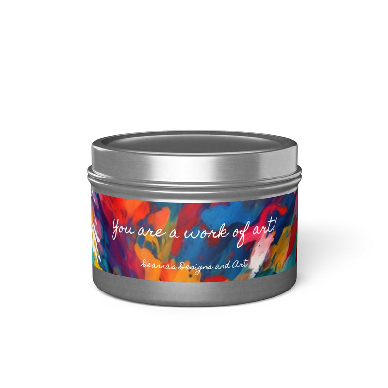 Copy of Just Breathe Tin Candles