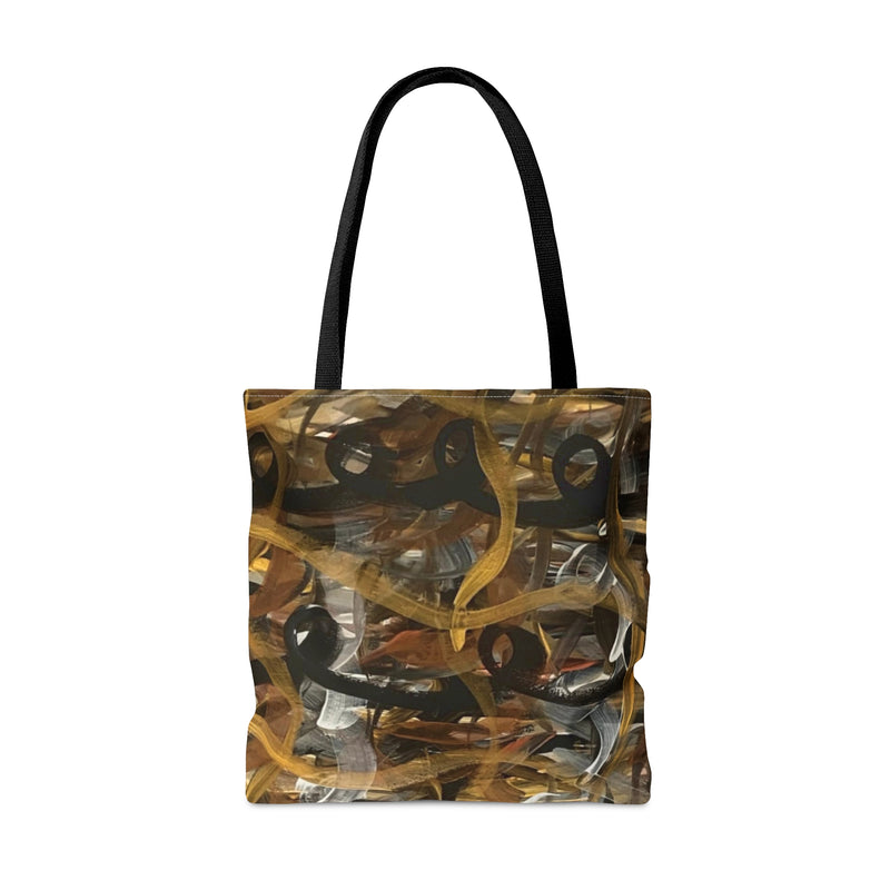Customizable Metallic Loops Tote Bag