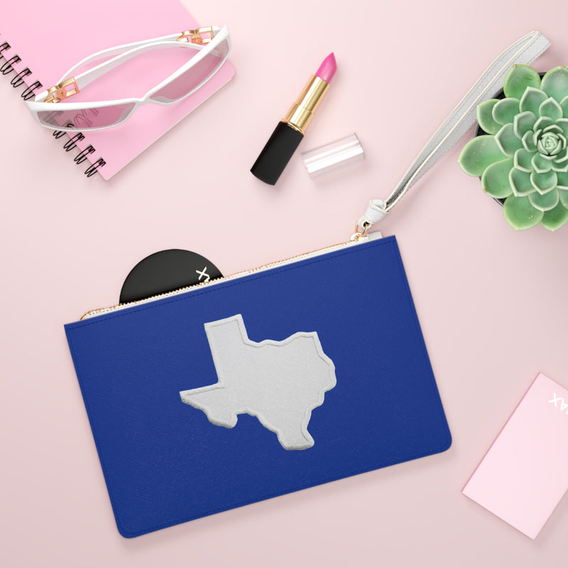 Dallas Blue Texas  Clutch Bag