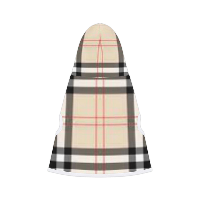 The Classic - Tan Plaid Pet Hoodie