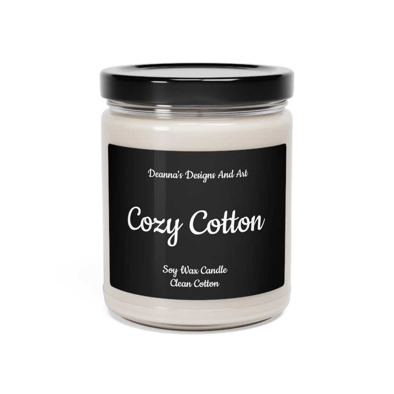 Cozy Cotton in a  Clean Cotton Scented Soy Candle, 9oz