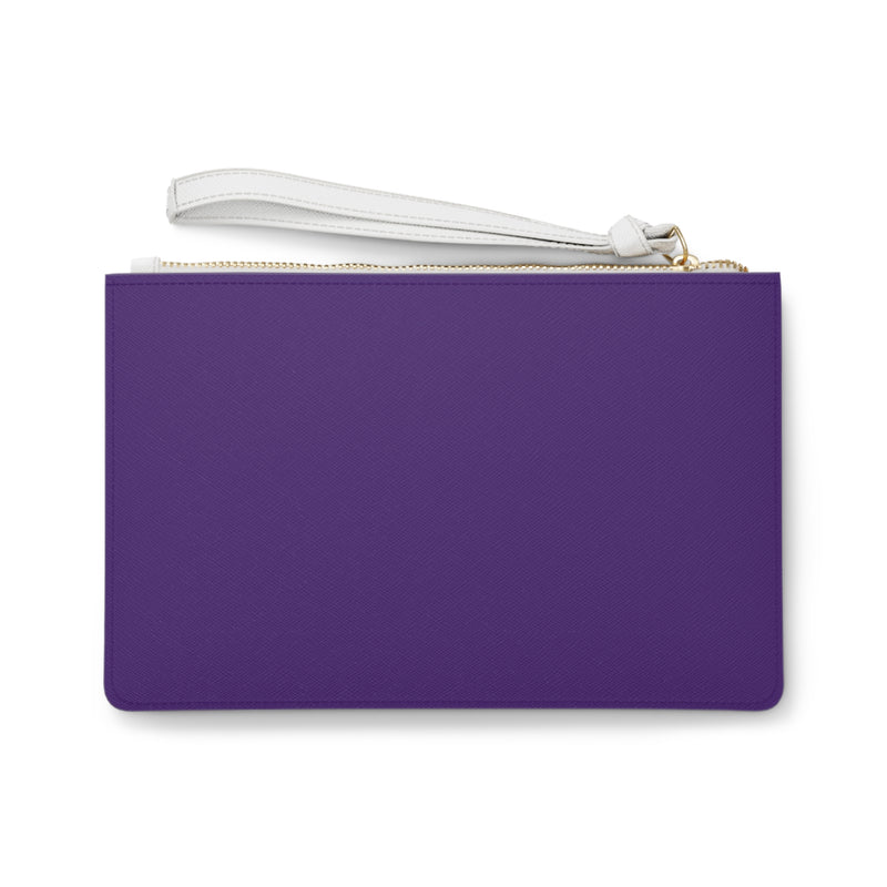 Have a Horned Frog of a Purple Day Texas Clutch Bag