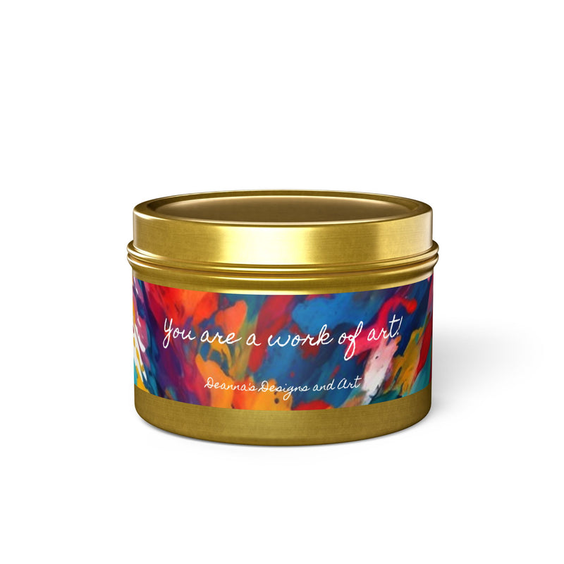 Copy of Just Breathe Tin Candles