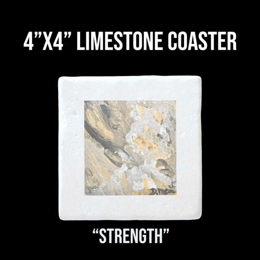 Assorted 4”x4” Limestone Coasters