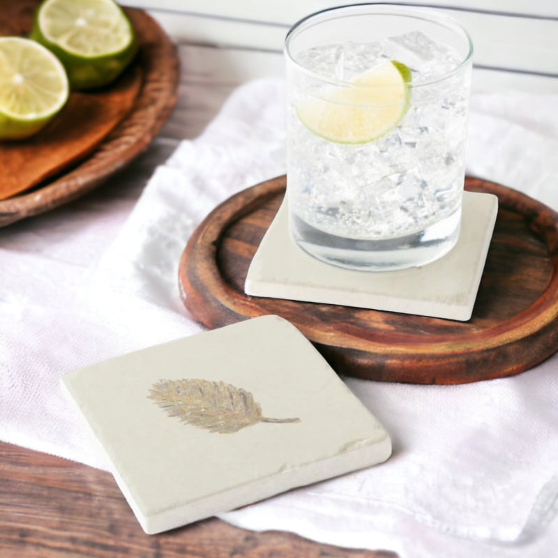 Assorted 4”x4” Limestone Coasters