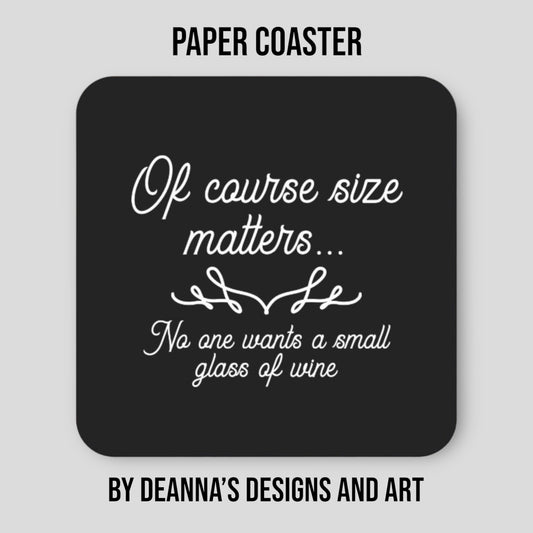 Assorted Paper Coasters by Deanna’s Designs and Art