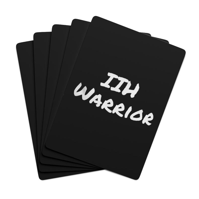 IIH Warrior - Black and White - Custom Poker Cards