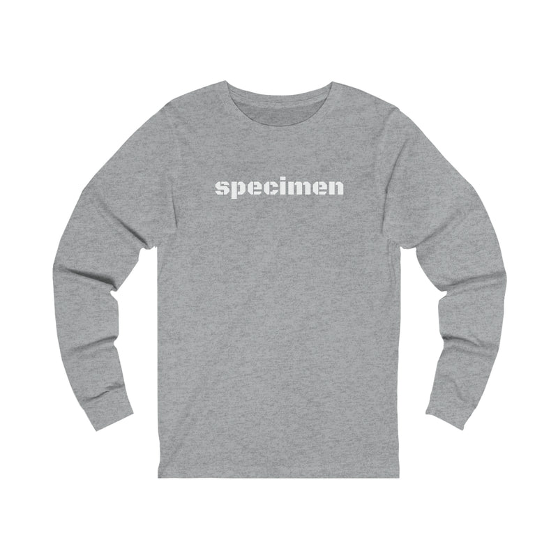 T-shirt à manches longues en jersey unisexe "Specimen"