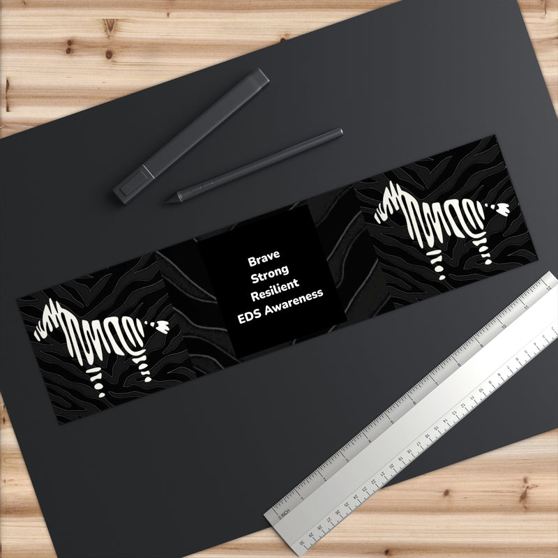 Brave, Strong, Resilient, Zebra EDS Awareness  Bumper Stickers