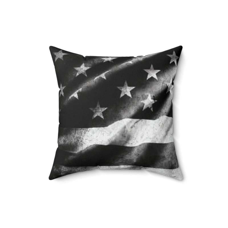“Americana” Spun Polyester Square Pillow