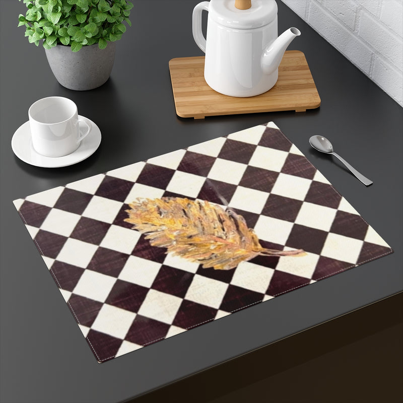 The Golden Leaf Diamond Placemat